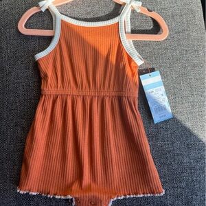 Infant one piece romper perfect for summer.